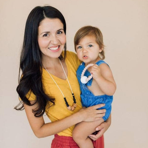 Teething Necklace - Easton Black