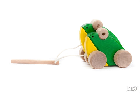 Double Frog Pull Toy