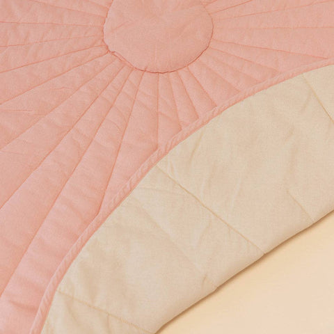Linen Quilted Playmat - Galah + Sparrow