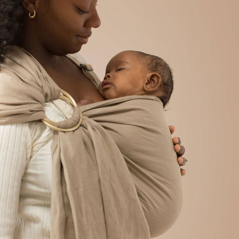 Linen Ring Sling - Desert Lark