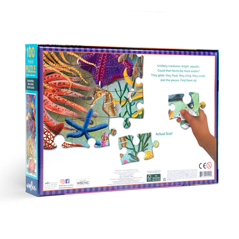 100 Piece Puzzle - Seahorses, Sea Stars & Sea Slugs