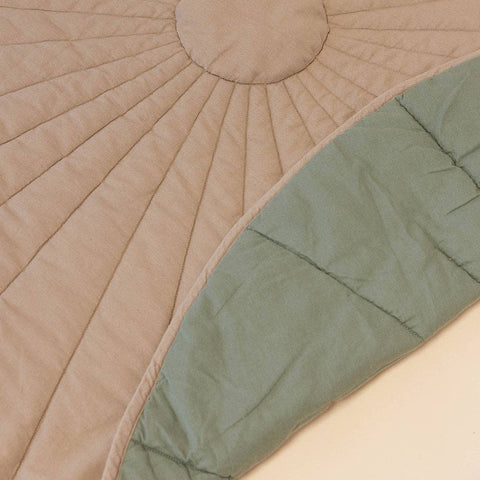 Linen Quilted Playmat - Desert Lark + Acadian