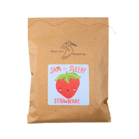 Sewing Kit - Sam the Sleepy Strawberry