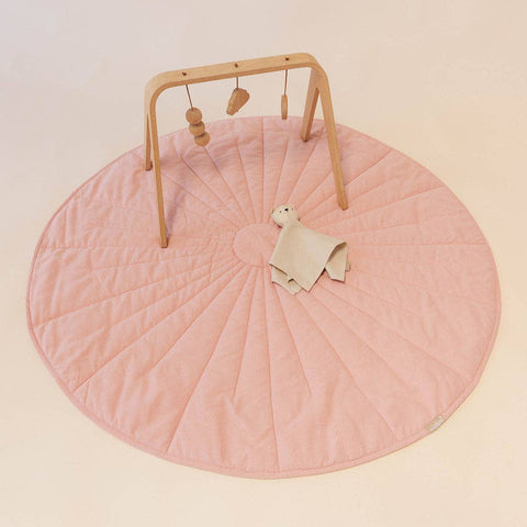 Linen Quilted Playmat - Galah + Sparrow