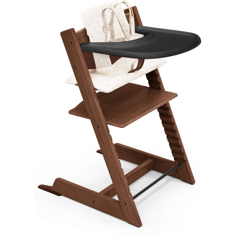 Stokke Tripp Trapp High Chair² with Cushion, Newborn Set + Stokke Tray