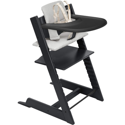 Stokke Tripp Trapp High Chair² with Cushion, Newborn Set + Stokke Tray