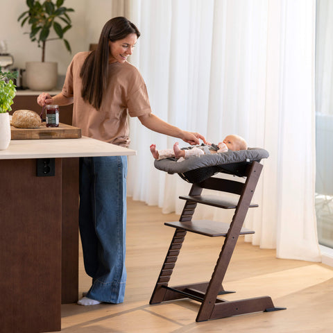 Stokke Tripp Trapp High Chair² with Cushion, Newborn Set + Stokke Tray