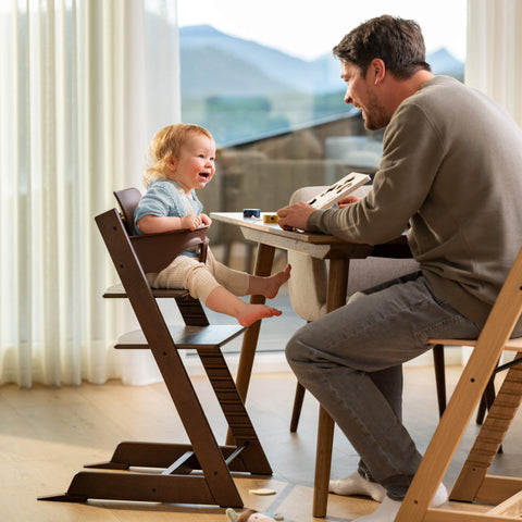 Stokke Tripp Trapp High Chair² with Cushion, Newborn Set + Stokke Tray