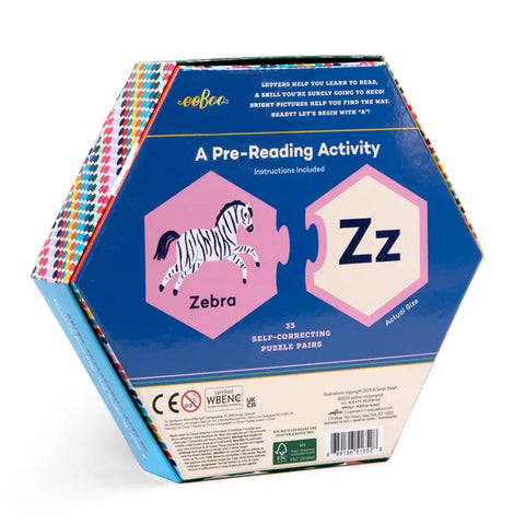 Puzzle Pairs - Alphabet (Hexagon)