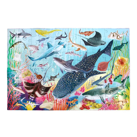 100 Piece Puzzle - Love Of Sharks