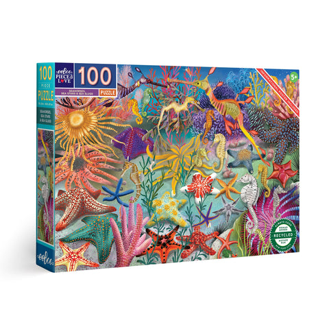 100 Piece Puzzle - Seahorses, Sea Stars & Sea Slugs
