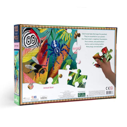 100 Piece Puzzle - Love of Bugs