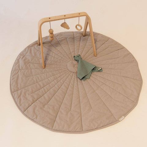 Linen Quilted Playmat - Desert Lark + Acadian
