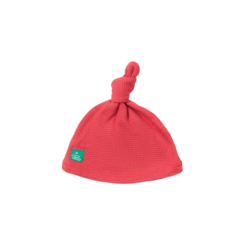 Holly Berry Waffle Tie Hat