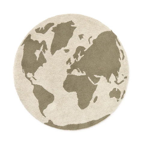 RugCycled Washable Rug - World Map