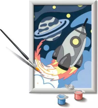 Creart Paint By Number - Space Explorer