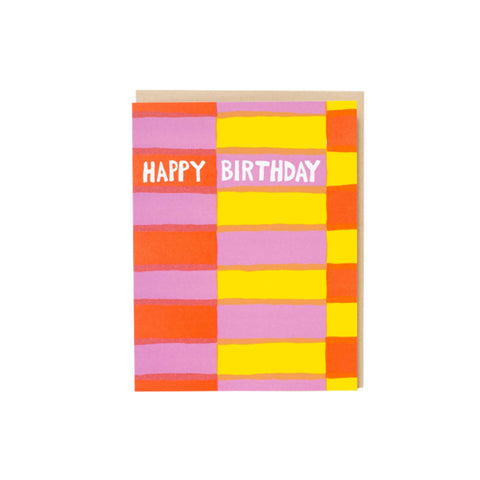 Fruit Stripe Birthday Card