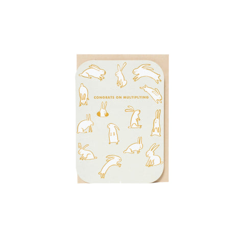 Multiplying Baby Rabbit Card