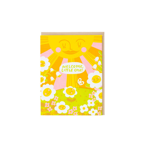 Welcome Baby Sun Card