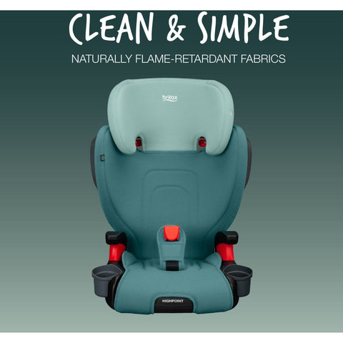 Britax Highpoint Backless Belt-Positioning Booster Seat with Safewash