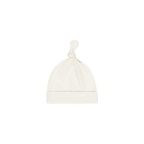 Knotted Baby Hat - Ivory