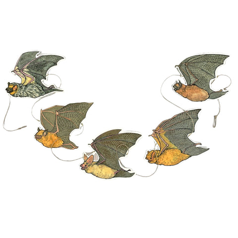 Happy Bat Illustrated Garland