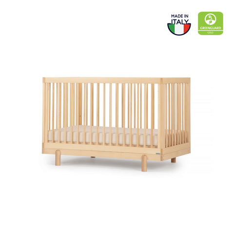bliss crib by dadada in natural, made in italy