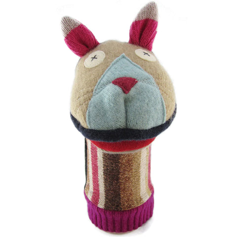 cate and levi recycled wool puppet cat