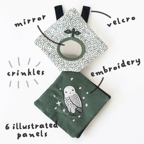 Organic Crinkle Pages Toy - Woodland