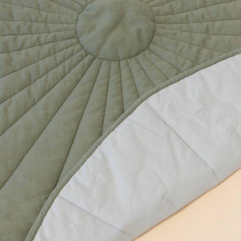 Linen Quilted Playmat - Acadian + Dove
