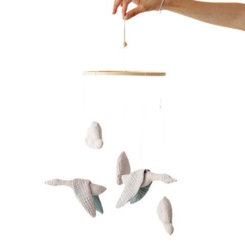 Clouds and Birds Mobile