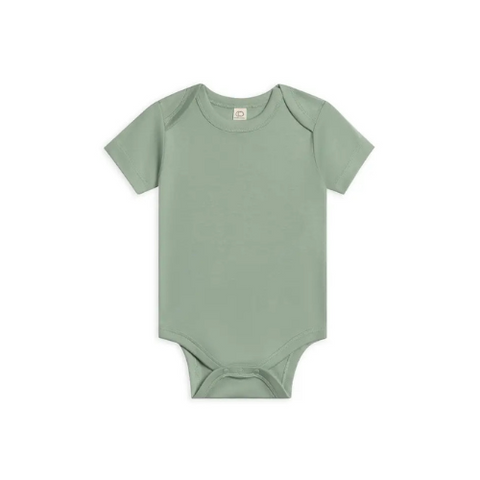 Classic Organic Short Sleeve Bodysuit - Jade