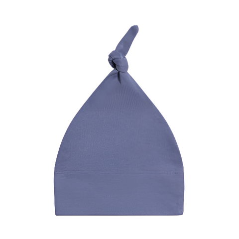Classic Organic Baby Knotted Hat - Marino