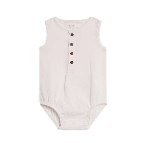 Wren Seersucker Bubble Romper - Coconut