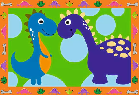 Creart Paint by Number - Land of Dinosaurs