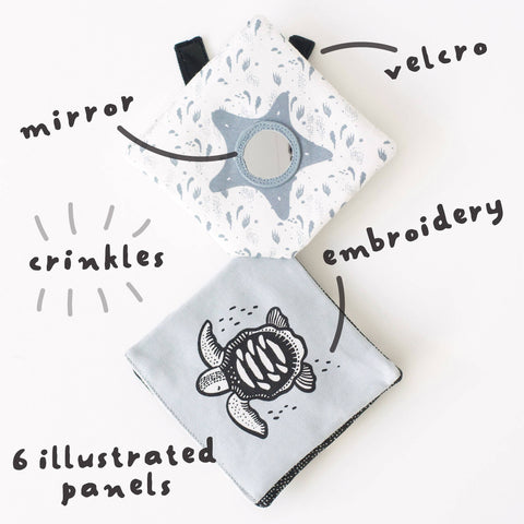 Organic Crinkle Pages Toy - Ocean