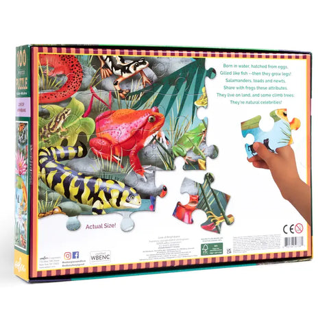 100 Piece Puzzle - Love of Amphibians