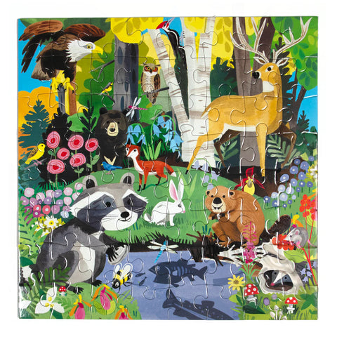 64 Piece Puzzle - Woodland