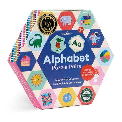 Puzzle Pairs - Alphabet (Hexagon)