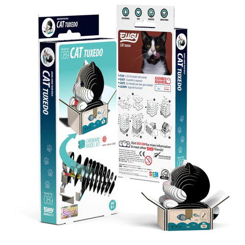 3D Model Kit - Tuxedo Cat