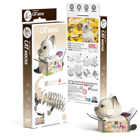 3D Model Kit - Cat Mocha