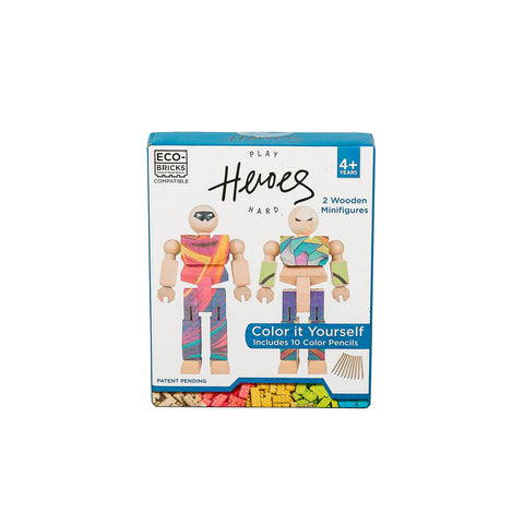Playhard Heroes DIY Mini-Figure (2 Pack)