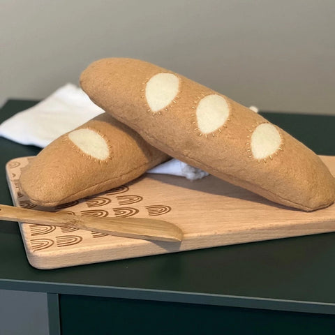 Felt Play Food - Baguette