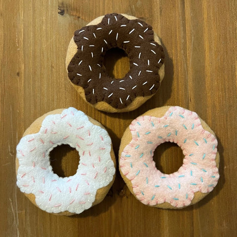 Felt Play Food - Donuts