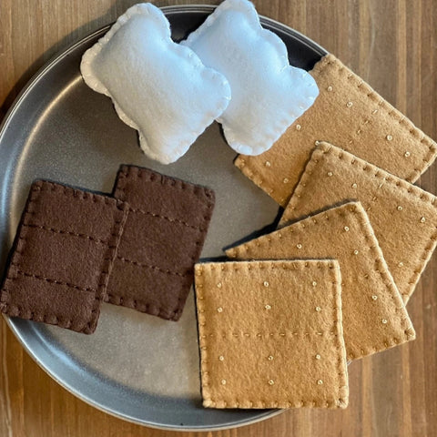 Felt Play Food - S'mores
