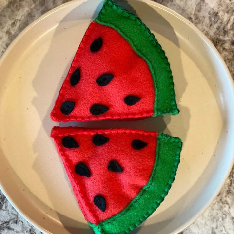Felt Play Food - Watermelon