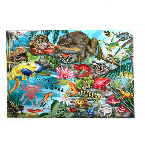 100 Piece Puzzle - Love of Amphibians