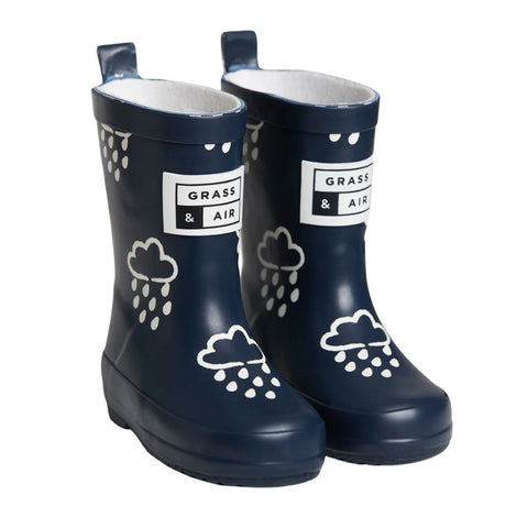 Color-Changing Tall Wellies - Navy