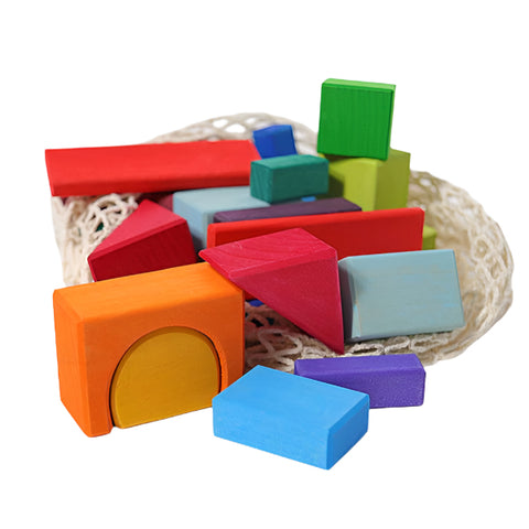 30 Colored Geo-Blocks