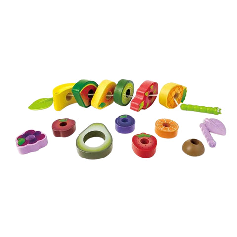 Caterpillar Fruit Feast Lacing Set